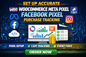 set up accurate woocommerce meta pixel facebook pixel capi purchase tracking
