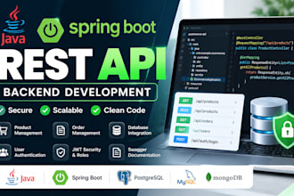 develop ecommerce backend with product and order management