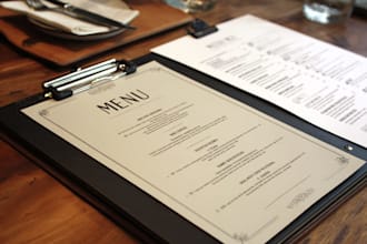 design food menu, restaurant menus, fast food flyers