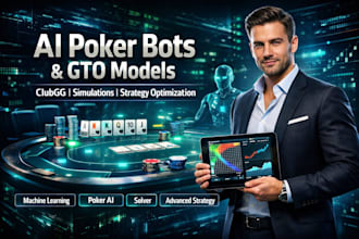 develop ai poker stimulations build ai poker bots and gto models for clubgg