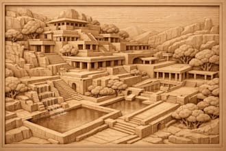 sculpt 3d bas relief 3d image engraving bas relief model 3d cnc works stl dfx
