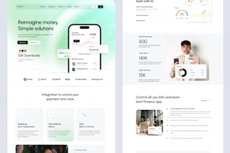 develop quick loading SEO optimized responsive landing page