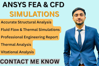 do ansys fea and cfd simulation