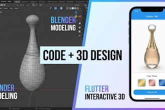 develop interactive 3d product views and configurators in flutter