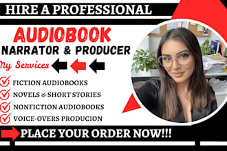be irish, british, american audiobook narrator, acx, novel audiobook, voice over