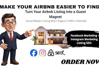 do airbnb promotion, optimize airbnb listing, airbnb marketing to boost bookings