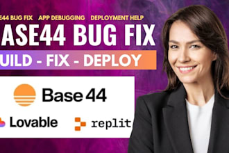 base44 bug fixing base44 expert base44 deployment base44 app web