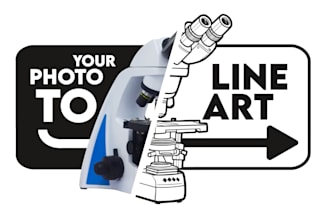 draw technical line art from your product photos