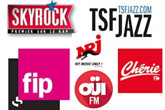offer song airplay and unique promotion on paris radio