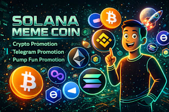 solana meme coin promotion crypto twitter marketing telegram ads pump fun boost