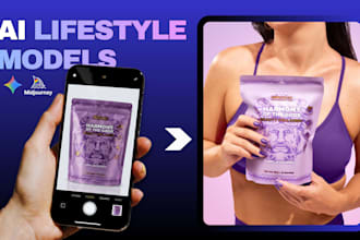 create ai lifestyle models for product photography