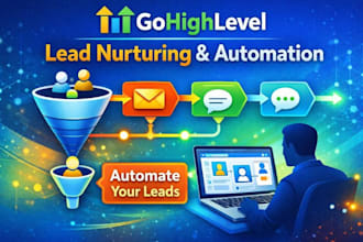 design gohighlevel lead nurturing system ghl automation setup ghl funnel