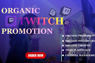 do twitch channel promotion for livestream, boost twitch live viewers