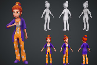 design and model realistic 3d characters using cc3, cc4, cc5, cc, iclone