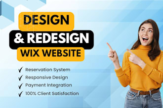 create wix website design, or wix studio website design