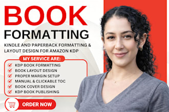 do KDP book formatting, paperback formatting, kindle formatting for amazon KDP