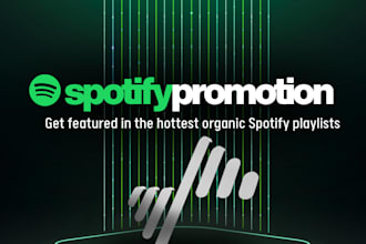 do USA music promotion, spotify music, organic promotion