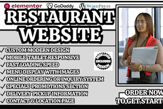 restaurant site design local restaurant site takeaway site food menu website