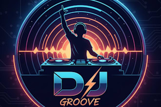 design a powerful and professional dj logo
