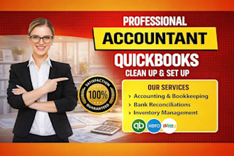 quickbooks online bookkeeping,clean up, xero accounting and bookkeeping, wave