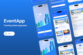 develop custom flutter mobile app for android and ios