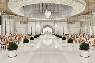 beautify your events hall interior, classic interior render, commercial house