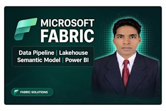 build microsoft fabric lakehouse for large scale power bi reports