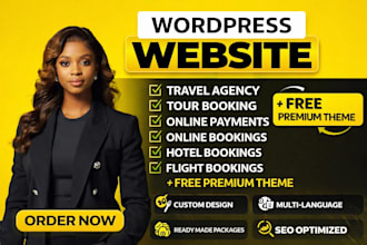 wordpress travel agency website tour booking website travel agency website
