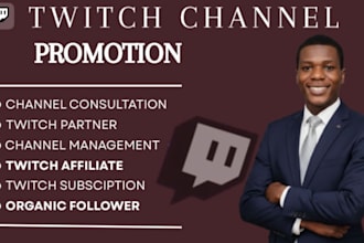 do twitch channel promotion for livestream, boost twitch live viewers