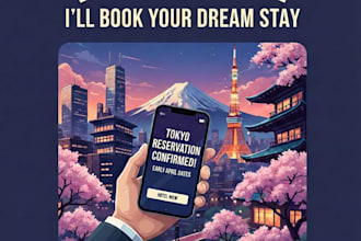 make a reservation for a tokyo hotel at beginning of april