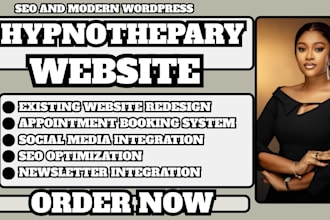 hypnotherapy website, therapy site design, wellness web wordpress, mental health