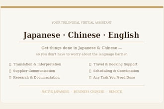 be your multilingual virtual assistant in japanese english and chinese