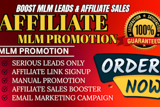 generate MLM leads promote funnels and boost affiliate sales