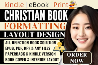 format, design christian ebook, prayer journal, kdp devotional book cover layout