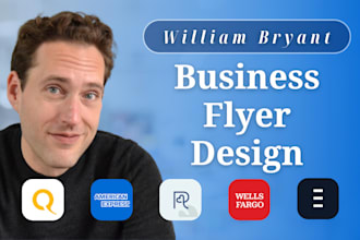 design a clean professional flyer
