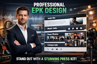 create a modern electronic press kit epk for your music