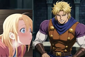 create custom anime manga character webtoon page webtoon episode mangaka style