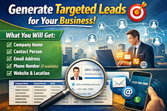 do b2b lead generation and web research