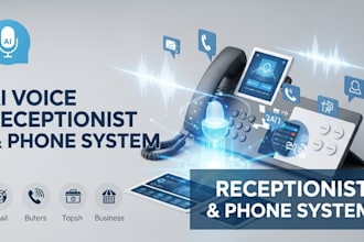 build ai voice receptionist and phone answering system, retail phone answering