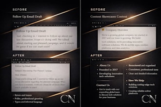 structure and polish your content for professional use