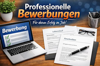 eine bewerbung für dich schreiben