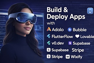 build deploy connect rork ai app to supabase backend, lovable v0 stripe web app