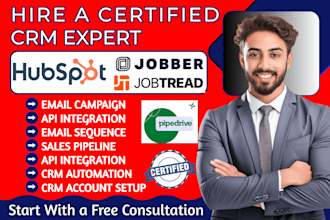 automate hubspot crm setup hubspot email marketing jobber jobtread quickbooks