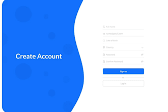 develop a web application with react