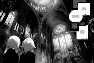 illustrate graphic novel comic book storyboard anime manga