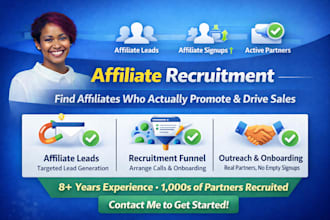 affiliate recruitment that brings active affiliate signup, link promotion