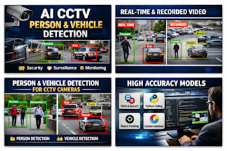 build ai person and vehicle detection for cctv security cameras