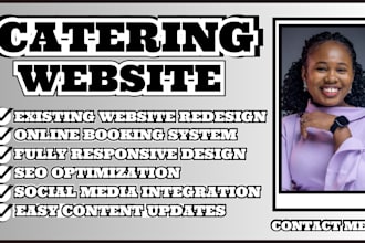 catering website, catering service website, event catering website