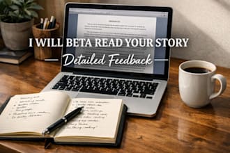 beta read serialized fiction for plot and flow