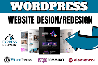 do wordpress website development or woocommerce store design using elementor